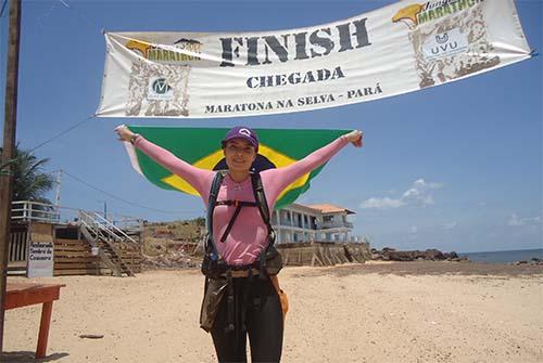 A ultramaratonista Carla Goulart quer ser a primeira sul-americana  a completar o Arrowhead / Foto: Divulgação/Jungle Marathon
